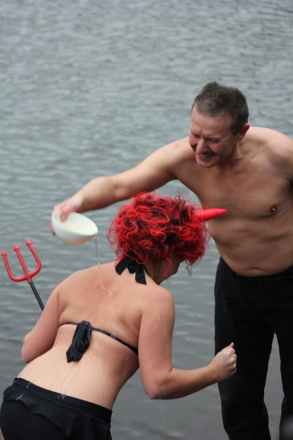 Novoroční křest otužilců 2014